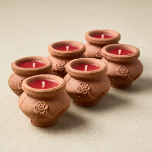 Megah Candles - Box of 6 Rose Scented