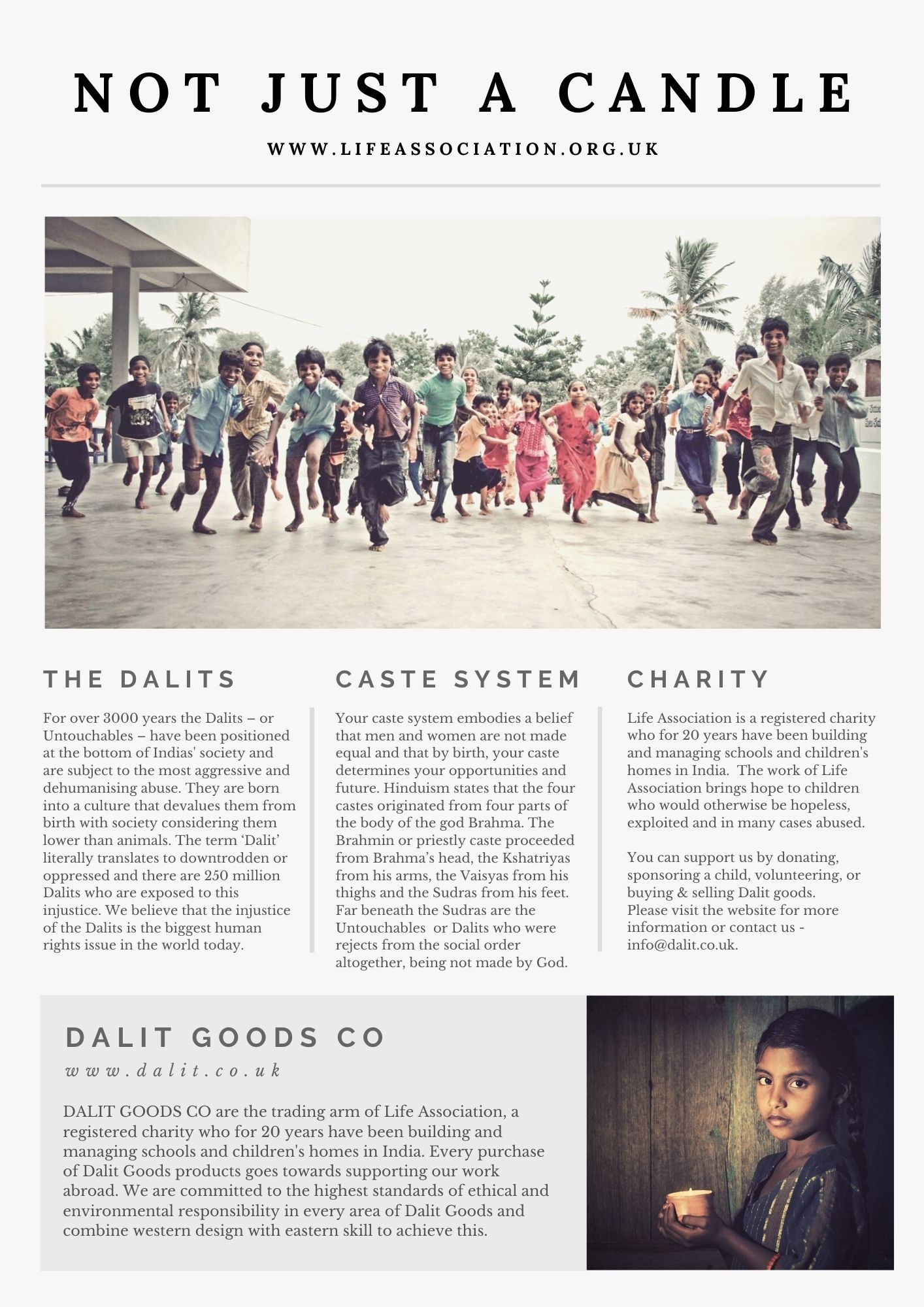 Dalit Goods - not just a candle