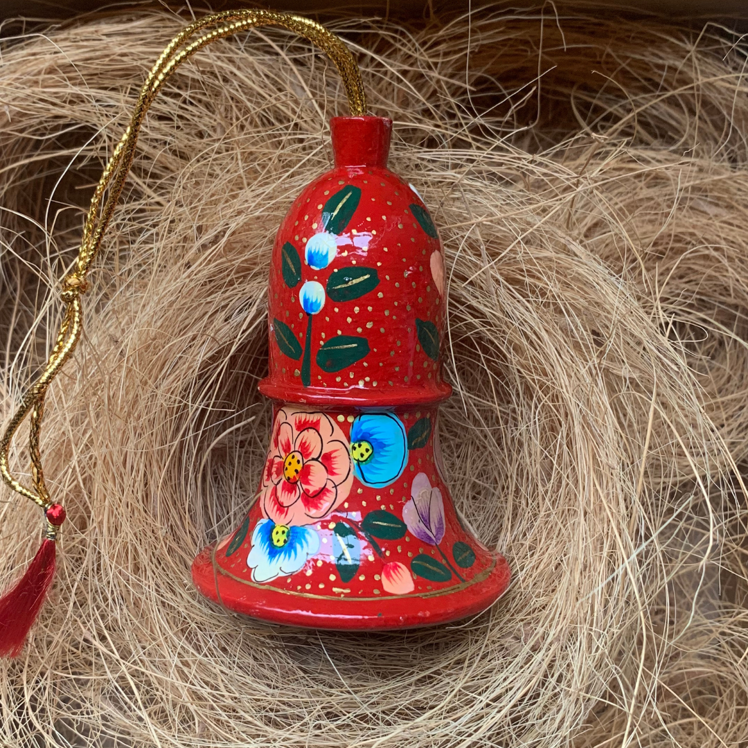 Red Floral Bell