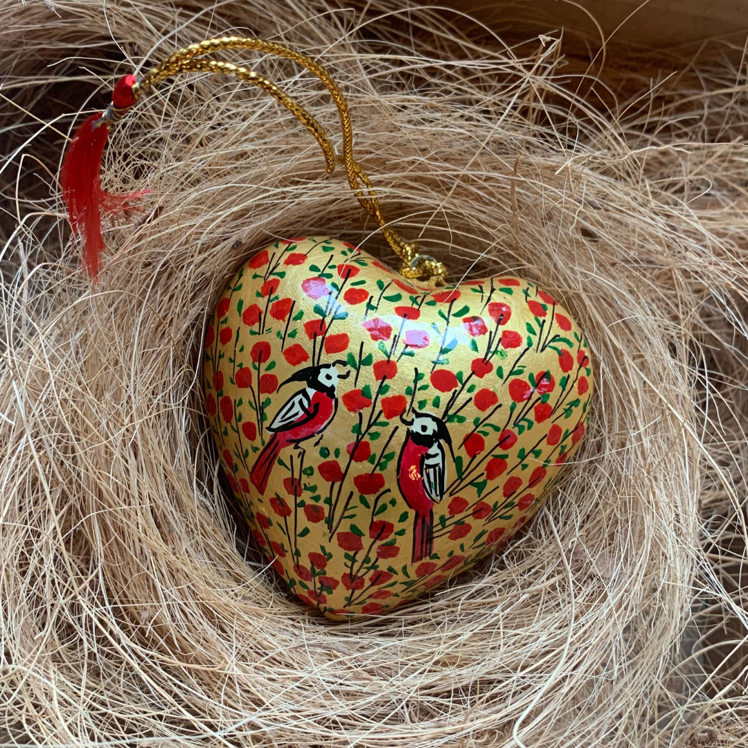 Red Gold Bird – Heart