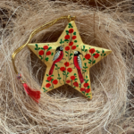 Red & Gold Bird Star