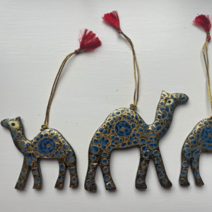 Blue & Gold Set of Camels (1)