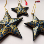 Blue & Gold Set of Stars