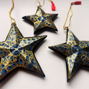 Blue & Gold Set of Stars