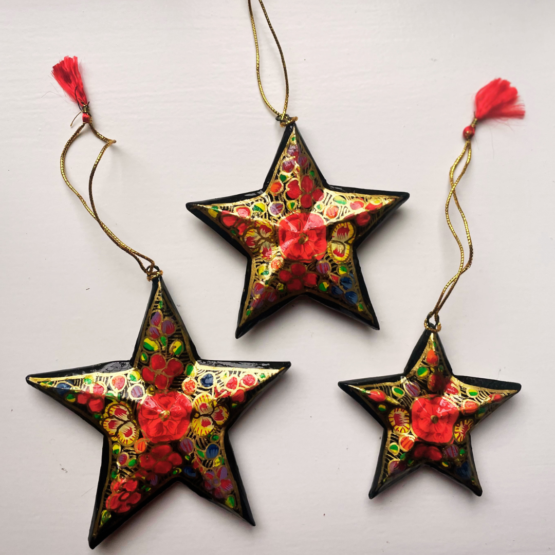 Multi Floral Set of Stars