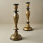 Hand-Painted Wooden Candle Stick Holder 12