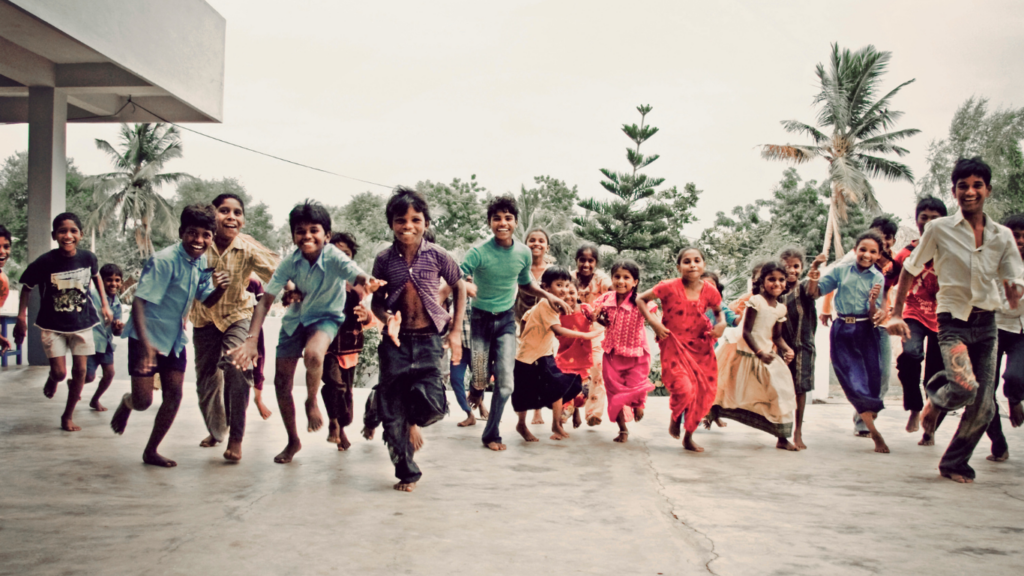 Children Running