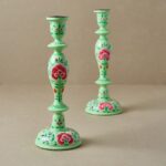 Pastel Green Candle stick