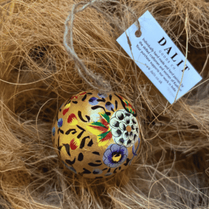 Gold Floral 2 Bauble