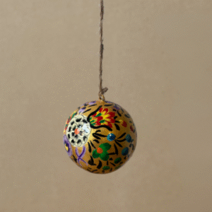 Gold Floral Bauble