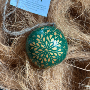Green Snowflake Bauble