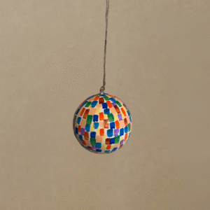 Limited Edition Artist Inspired Multi Coloured Paint - Bauble