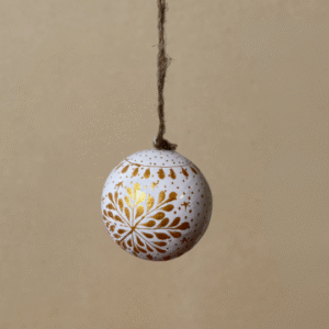 White Snowflake Bauble