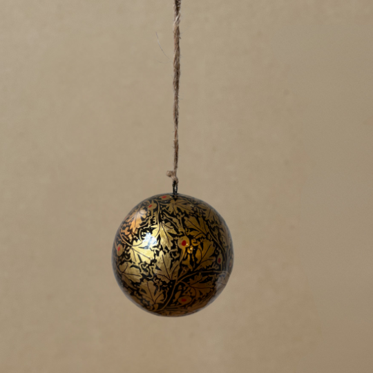 Gold Leaf Bauble