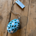 Pale Blue & Pink Hanging Egg (1)