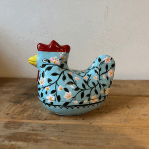 Pale Blue & Pink Opening Hen