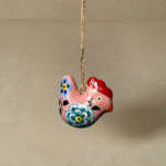 Pink Hanging Hen