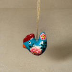 Turquoise Hanging Hen