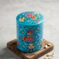 Hand-Painted Turquoise Soap Box